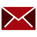Red email icon